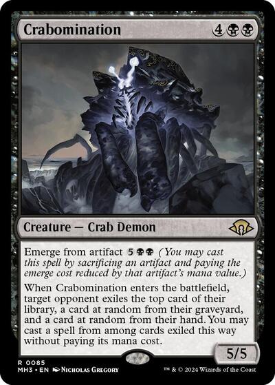 2024 Magic: The Gathering: Modern Horizons 3 (MH3) - Crabomination (#85, Rare) (, Near Mint)