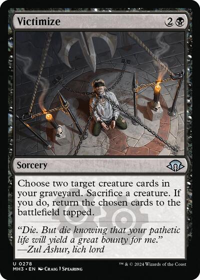 2024 Magic: The Gathering: Modern Horizons 3 (MH3) - Victimize (#278, Uncommon) (, Near Mint)