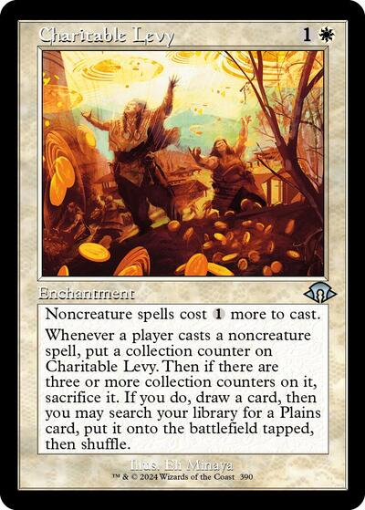2024 Magic: The Gathering: Modern Horizons 3 (MH3) - Charitable Levy Retro Frame (#390, Uncommon) (Foil, Near Mint)