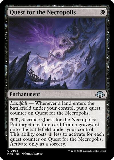 2024 Magic: The Gathering: Modern Horizons 3 (MH3) - Quest for the Necropolis (#104, Uncommon)