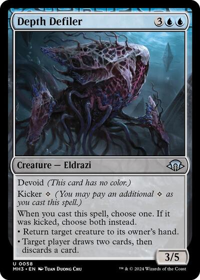 2024 Magic: The Gathering: Modern Horizons 3 (MH3) - Depth Defiler (#58, Uncommon)