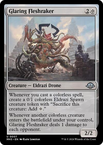 2024 Magic: The Gathering: Modern Horizons 3 (MH3) - Glaring Fleshraker (#7, Uncommon) (, Near Mint)