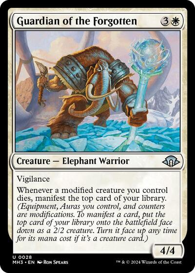 2024 Magic: The Gathering: Modern Horizons 3 (MH3) - Guardian of the Forgotten (#28, Uncommon)