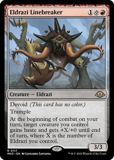 2024 Magic: The Gathering: Modern Horizons 3 (MH3) - Eldrazi Linebreaker (#117, Rare) (, Near Mint)