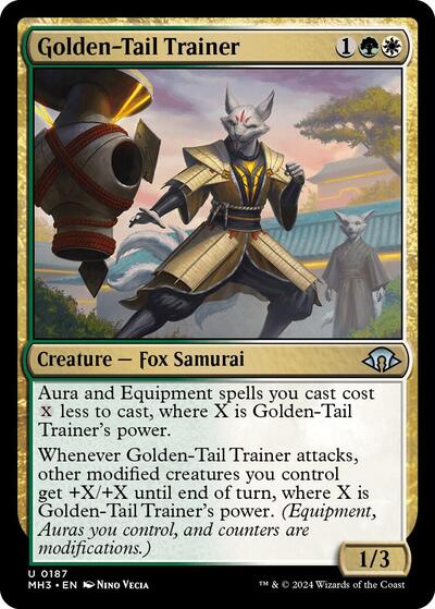 2024 Magic: The Gathering: Modern Horizons 3 (MH3) - Golden Tail Trainer (#187, Uncommon)