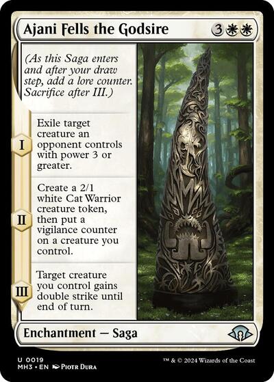 2024 Magic: The Gathering: Modern Horizons 3 (MH3) - Ajani Fells the Godsire (#19, Uncommon)