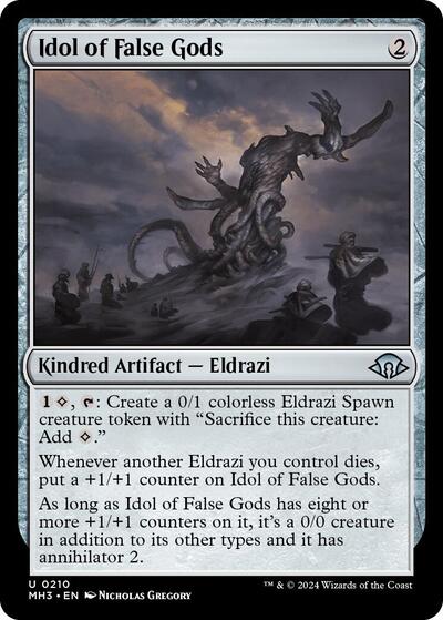 2024 Magic: The Gathering: Modern Horizons 3 (MH3) - Idol of False Gods (#210, Uncommon)