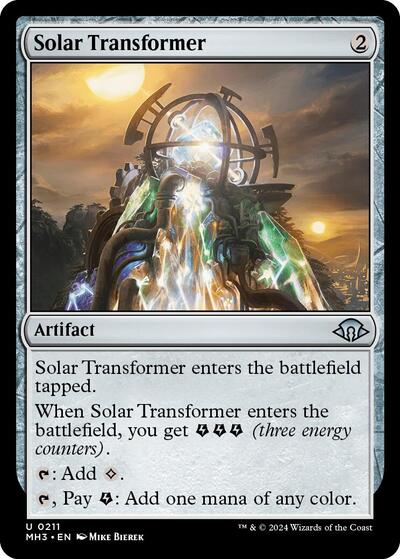 2024 Magic: The Gathering: Modern Horizons 3 (MH3) - Solar Transformer (#211, Uncommon) (, Near Mint)