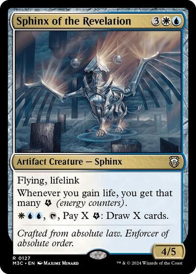 2024 Magic: The Gathering: Commander: Modern Horizons 3 (M3C) - Sphinx of the Revelation (#127, Rare) (, Near Mint)