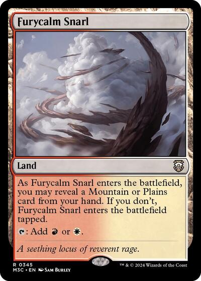 2024 Magic: The Gathering: Commander: Modern Horizons 3 (M3C) - Furycalm Snarl (#345, Rare) (, Near Mint)
