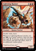 2024 Magic: The Gathering: Commander: Modern Horizons 3 (M3C) - Lightning Runner (#215, Mythic Rare) (, Near Mint)