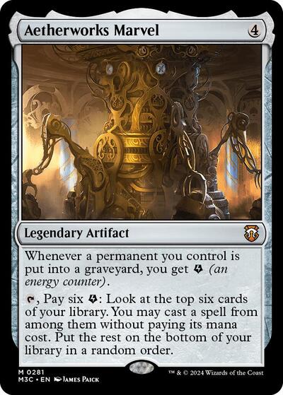 2024 Magic: The Gathering: Commander: Modern Horizons 3 (M3C) - Aetherworks Marvel (#281, Mythic Rare) (, Near Mint)