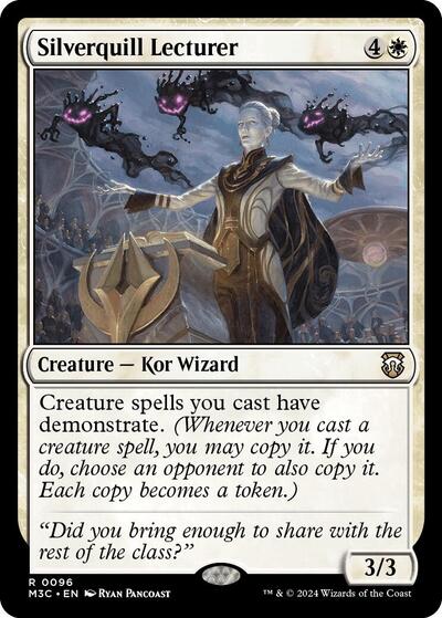 2024 Magic: The Gathering: Commander: Modern Horizons 3 (M3C) - Silverquill Lecturer (#96, Rare) (, Near Mint)