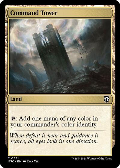 2024 Magic: The Gathering: Commander: Modern Horizons 3 (M3C) - Command Tower (#331, Common) (, Near Mint)