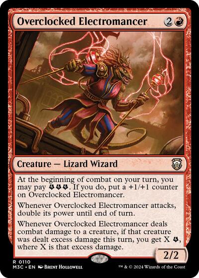 2024 Magic: The Gathering: Commander: Modern Horizons 3 (M3C) - Overclocked Electromancer (#110, Rare) (, Near Mint)