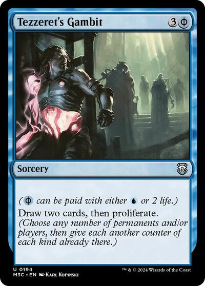 2024 Magic: The Gathering: Commander: Modern Horizons 3 (M3C) - Tezzerets Gambit (#194, Uncommon) (, Near Mint)