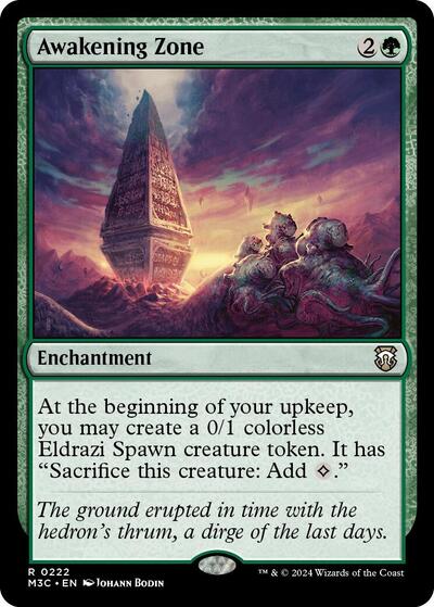 2024 Magic: The Gathering: Commander: Modern Horizons 3 (M3C) - Awakening Zone (#222, Rare) (, Near Mint)