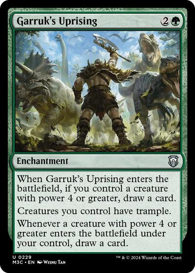 2024 Magic: The Gathering: Commander: Modern Horizons 3 (M3C) - Garruks Uprising (#229, Uncommon) (, Near Mint)