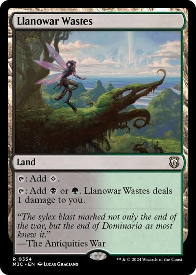 2024 Magic: The Gathering: Commander: Modern Horizons 3 (M3C) - Llanowar Wastes (#354, Rare) (, Near Mint)
