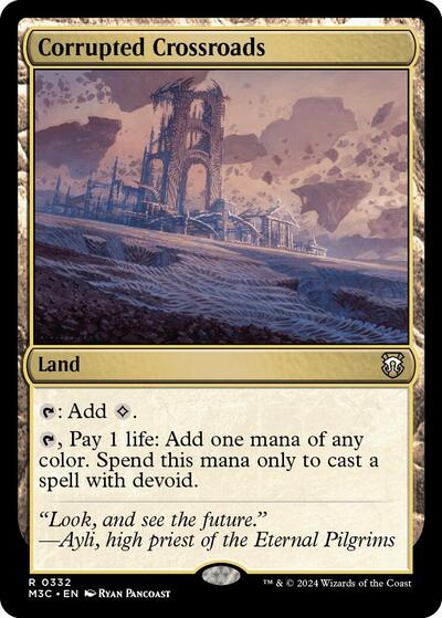 2024 Magic: The Gathering: Commander: Modern Horizons 3 (M3C) - Corrupted Crossroads (#332, Rare) (, Near Mint)