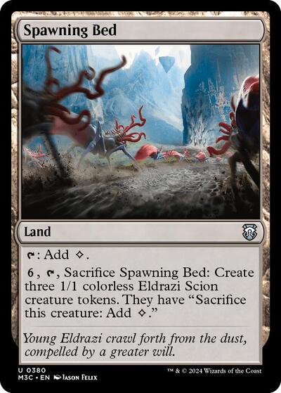 2024 Magic: The Gathering: Commander: Modern Horizons 3 (M3C) - Spawning Bed (#380, Uncommon) (, Near Mint)
