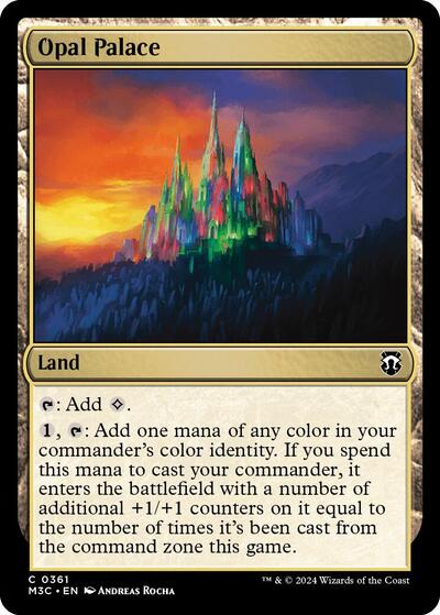 2024 Magic: The Gathering: Commander: Modern Horizons 3 (M3C) - Opal Palace (#361, Common) (, Near Mint)