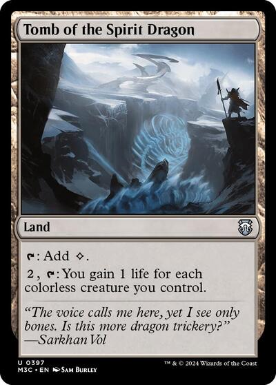 2024 Magic: The Gathering: Commander: Modern Horizons 3 (M3C) - Tomb of the Spirit Dragon (#397, Uncommon) (, Near Mint)