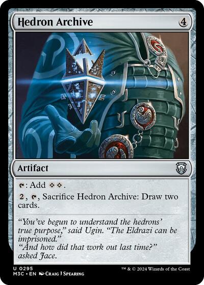 2024 Magic: The Gathering: Commander: Modern Horizons 3 (M3C) - Hedron Archive (#295, Uncommon) (, Near Mint)