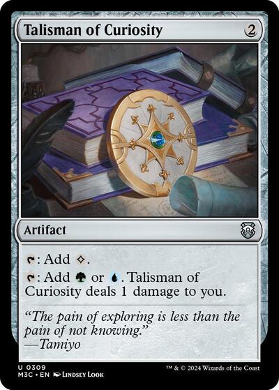 2024 Magic: The Gathering: Commander: Modern Horizons 3 (M3C) - Talisman of Curiosity (#309, Uncommon) (, Near Mint)