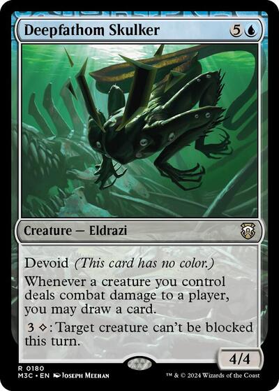 2024 Magic: The Gathering: Commander: Modern Horizons 3 (M3C) - Deepfathom Skulker (#180, Rare) (, Near Mint)