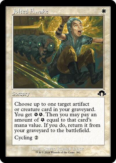 2024 Magic: The Gathering: Modern Horizons 3 (MH3) - Jolted Awake Retro Frame (#392, Common) (, Near Mint)