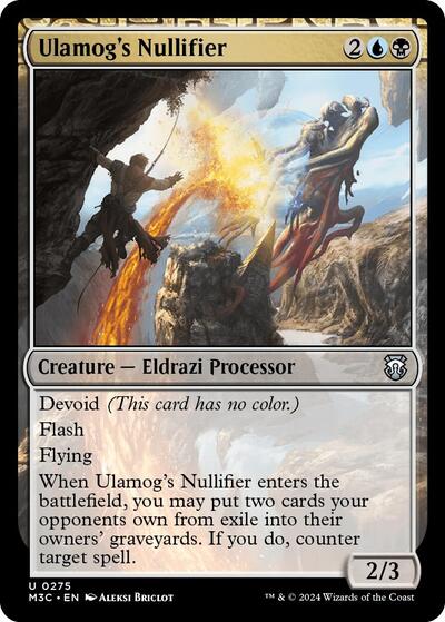2024 Magic: The Gathering: Commander: Modern Horizons 3 (M3C) - Ulamogs Nullifier (#275, Uncommon) (, Near Mint)