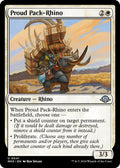 2024 Magic: The Gathering: Modern Horizons 3 (MH3) - Proud Pack Rhino (#41, Uncommon) (, Near Mint)