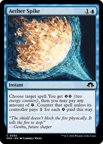 2024 Magic: The Gathering: Modern Horizons 3 (MH3) - Aether Spike (#50, Common) (, Near Mint)