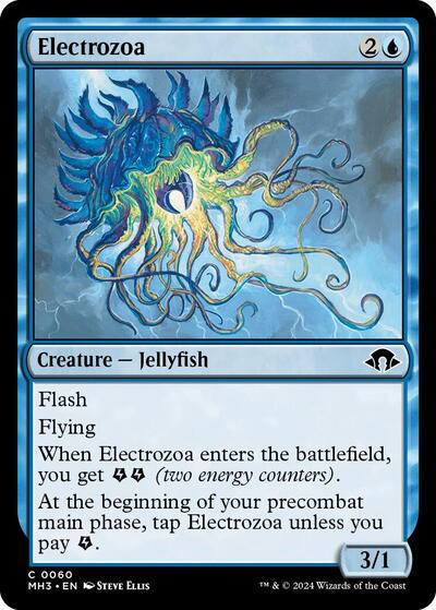 2024 Magic: The Gathering: Modern Horizons 3 (MH3) - Electrozoa (#60, Common) (, Near Mint)