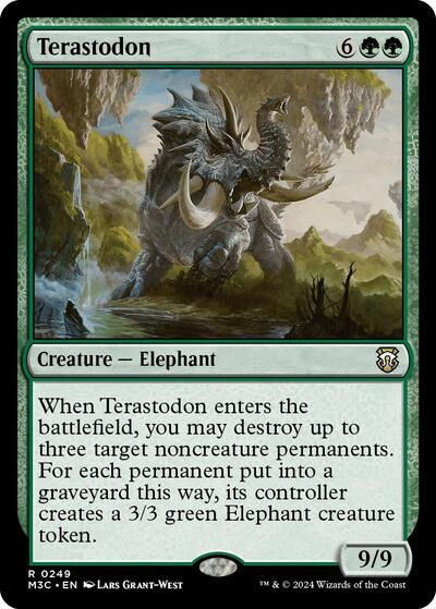 2024 Magic: The Gathering: Commander: Modern Horizons 3 (M3C) - Terastodon (#249, Rare) (, Near Mint)