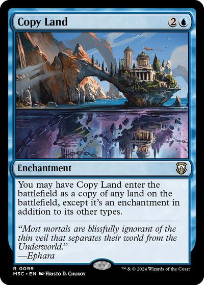 2024 Magic: The Gathering: Commander: Modern Horizons 3 (M3C) - Copy Land (#99, Rare) (, Near Mint)