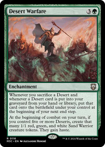 2024 Magic: The Gathering: Commander: Modern Horizons 3 (M3C) - Desert Warfare (#116, Rare) (, Near Mint)