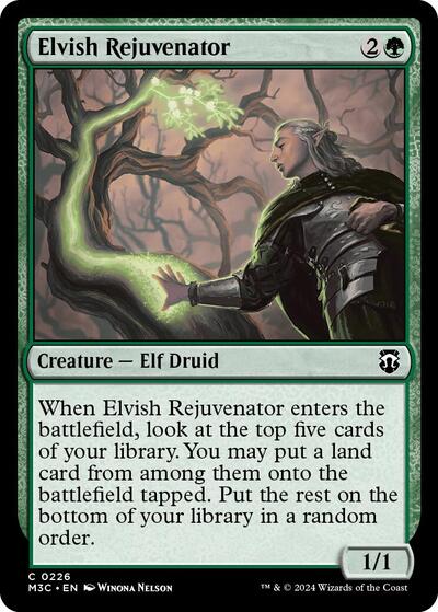 2024 Magic: The Gathering: Commander: Modern Horizons 3 (M3C) - Elvish Rejuvenator (#226, Common) (, Near Mint)