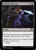 2024 Magic: The Gathering: Modern Horizons 3 (MH3) - Breathe Your Last (#82, Common) (, Near Mint)