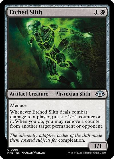 2024 Magic: The Gathering: Modern Horizons 3 (MH3) - Etched Slith (#91, Uncommon)