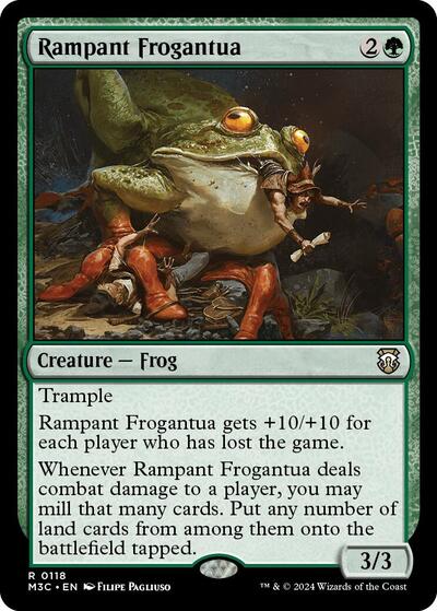 2024 Magic: The Gathering: Commander: Modern Horizons 3 (M3C) - Rampant Frogantua (#118, Rare) (, Near Mint)