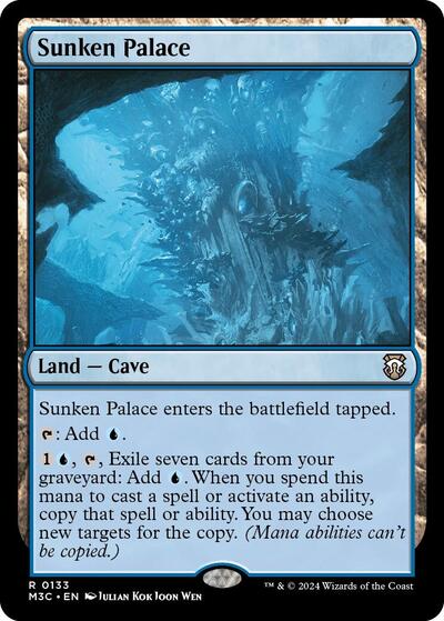 2024 Magic: The Gathering: Commander: Modern Horizons 3 (M3C) - Sunken Palace (#133, Rare) (, Near Mint)