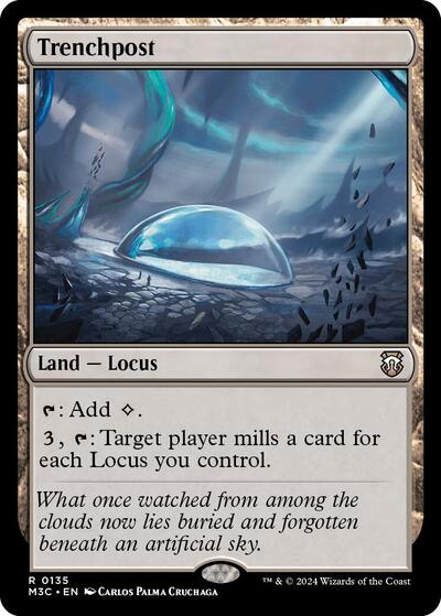 2024 Magic: The Gathering: Commander: Modern Horizons 3 (M3C) - Trenchpost (#135, Rare) (, Near Mint)