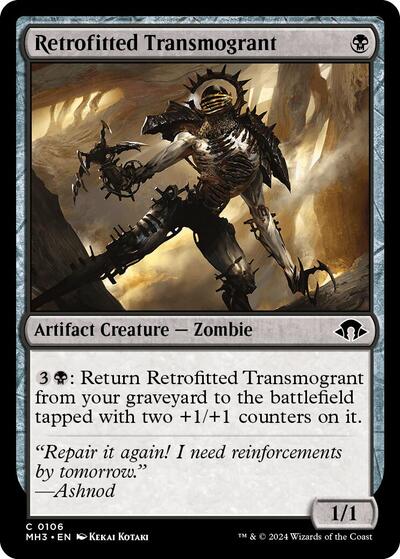 2024 Magic: The Gathering: Modern Horizons 3 (MH3) - Retrofitted Transmogrant (#106, Common) (, Near Mint)