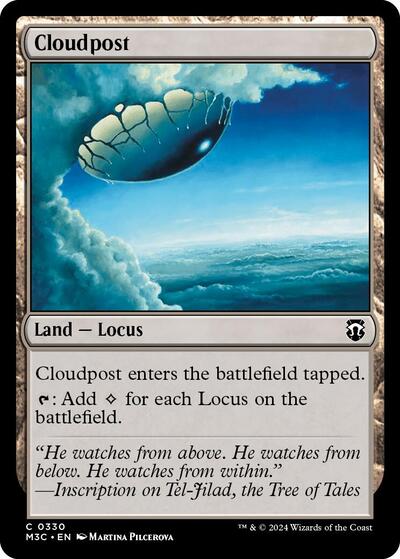 2024 Magic: The Gathering: Commander: Modern Horizons 3 (M3C) - Cloudpost (#330, Common) (, Near Mint)