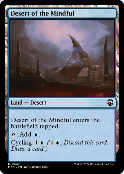 2024 Magic: The Gathering: Commander: Modern Horizons 3 (M3C) - Desert of the Mindful (#337, Common) (, Near Mint)