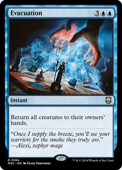 2024 Magic: The Gathering: Commander: Modern Horizons 3 (M3C) - Evacuation (#184, Rare) (, Near Mint)