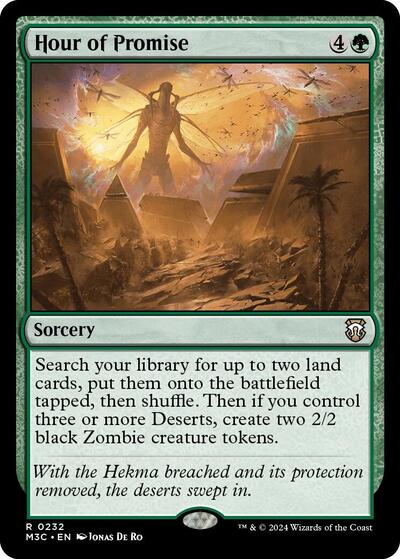 2024 Magic: The Gathering: Commander: Modern Horizons 3 (M3C) - Hour of Promise (#232, Rare) (, Near Mint)