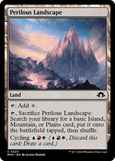 2024 Magic: The Gathering: Modern Horizons 3 (MH3) - Perilous Landscape (#223, Common) (, Near Mint)
